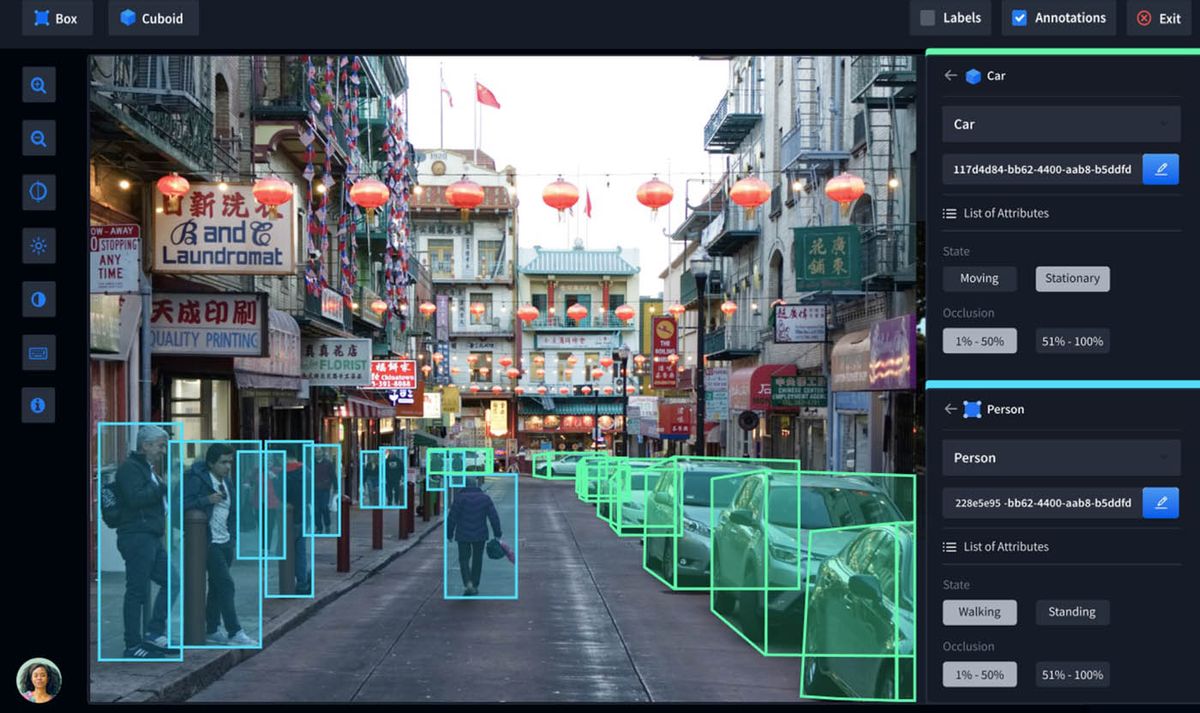 2D data annotation workflow